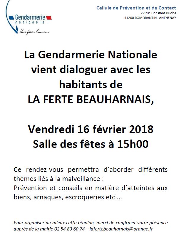 Dialoguez avec la gendarmerie nationale
